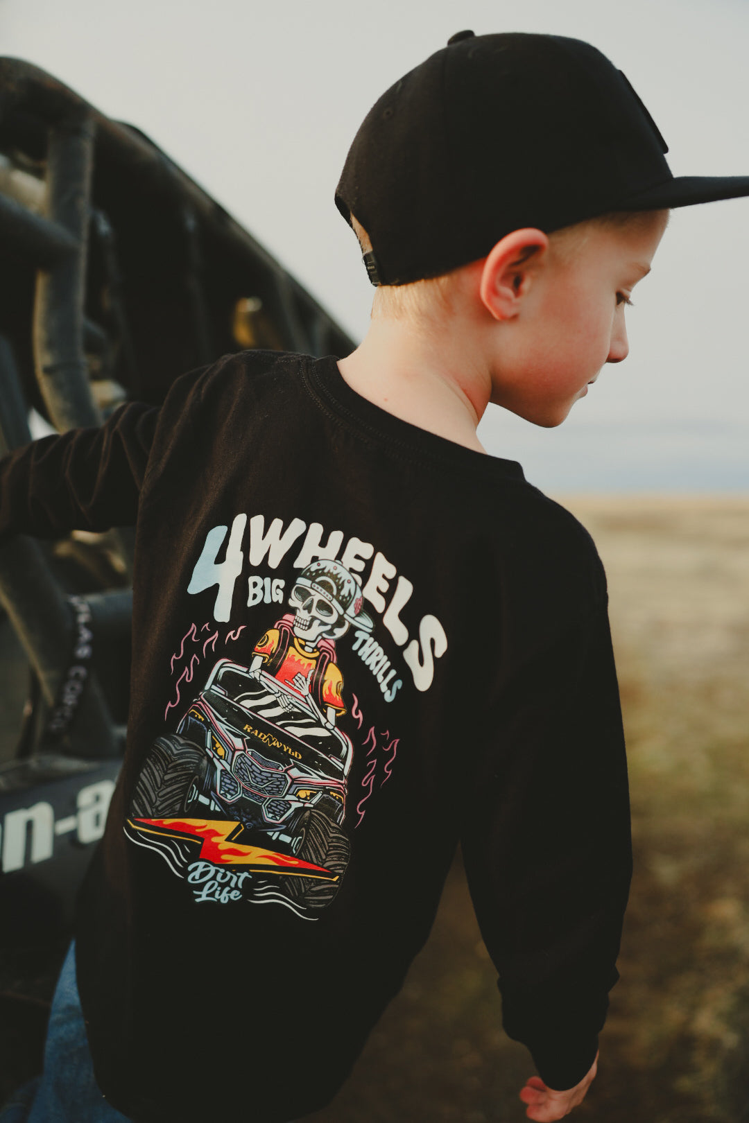 4 Wheels Big Thrills Long Sleeve