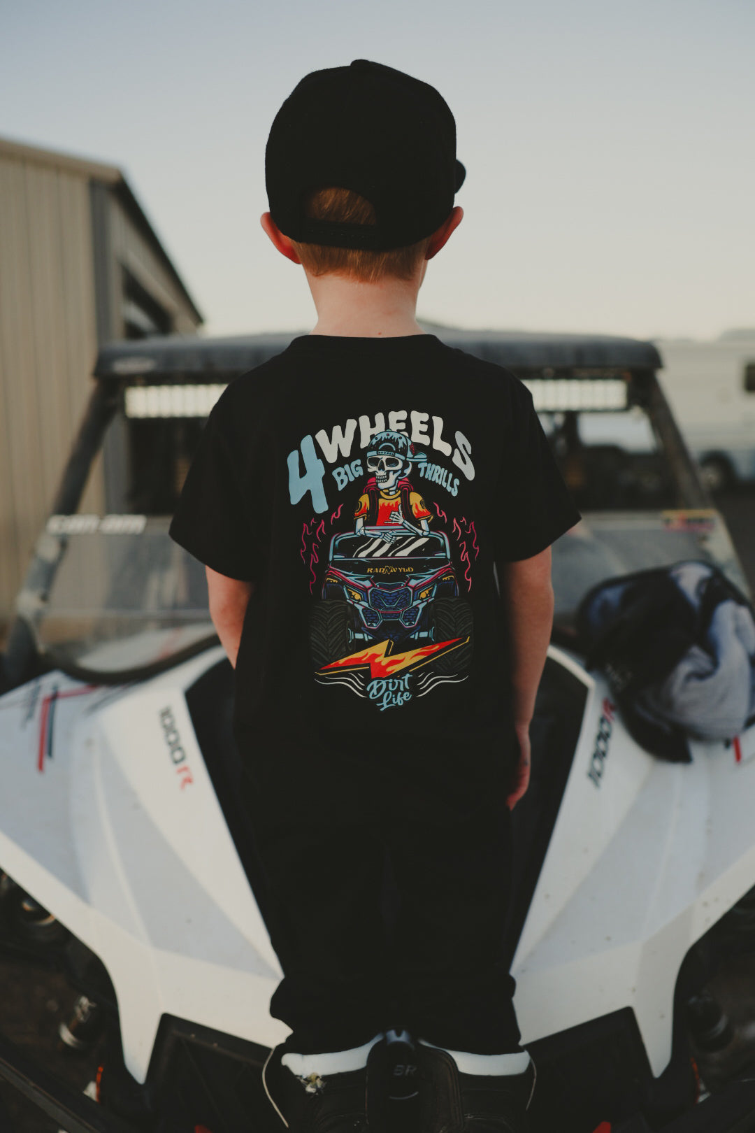 4 Wheels Big Thrills Tee