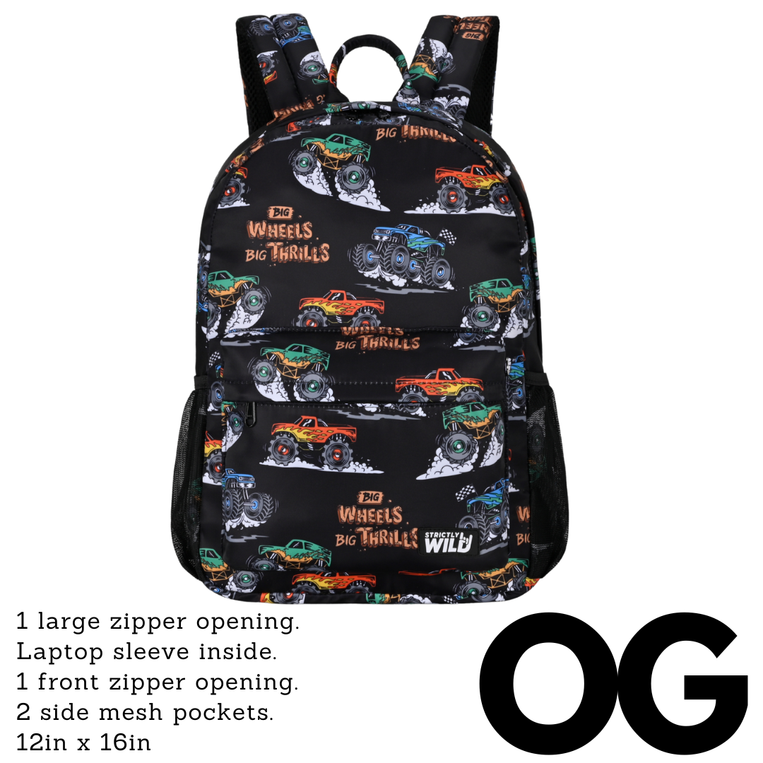 Big Wheels Big Thrills Bags