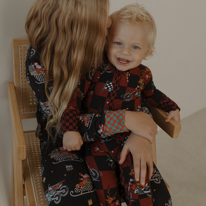 Rudolph The Red Nose Racer Zip Up Pajamas *PREORDER - SHIPPING OUT BETWEEN NOV 24 - DEC 6*