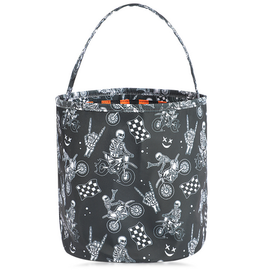 Bikes N Bones Fabric Basket