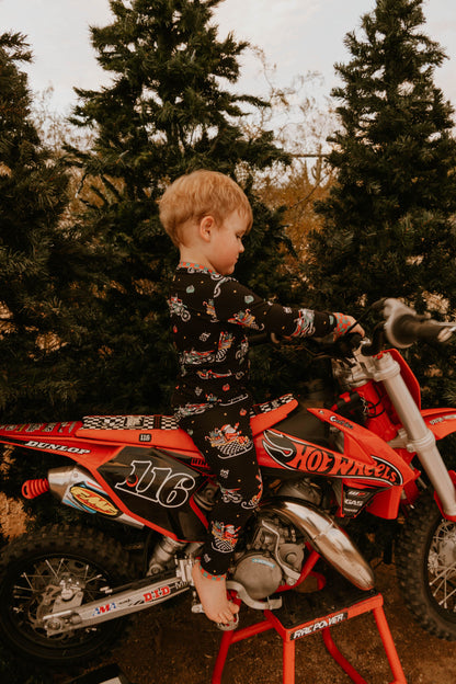 Santas Speedy Sleigh Toddler & Youth Pajamas *PREORDER - SHIPPING OUT BETWEEN NOV 24 - DEC 6*