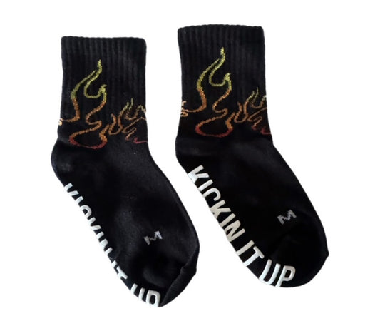 Rad Flame Socks